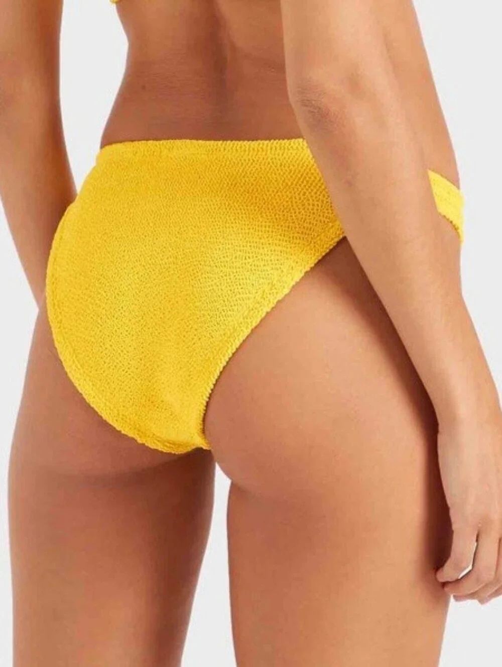 NWT Hunza G Jean Bikini Bottom In Sunflower One Size